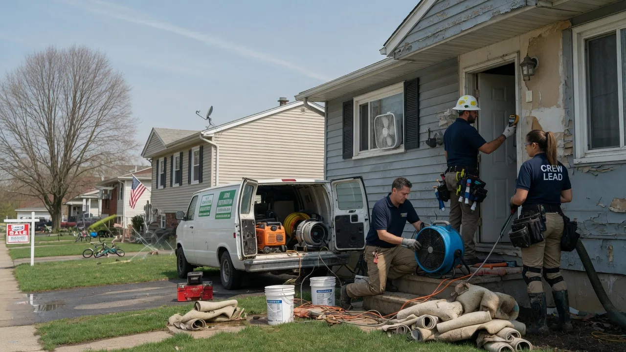 Flood Cleanup in La Plume, PA near me