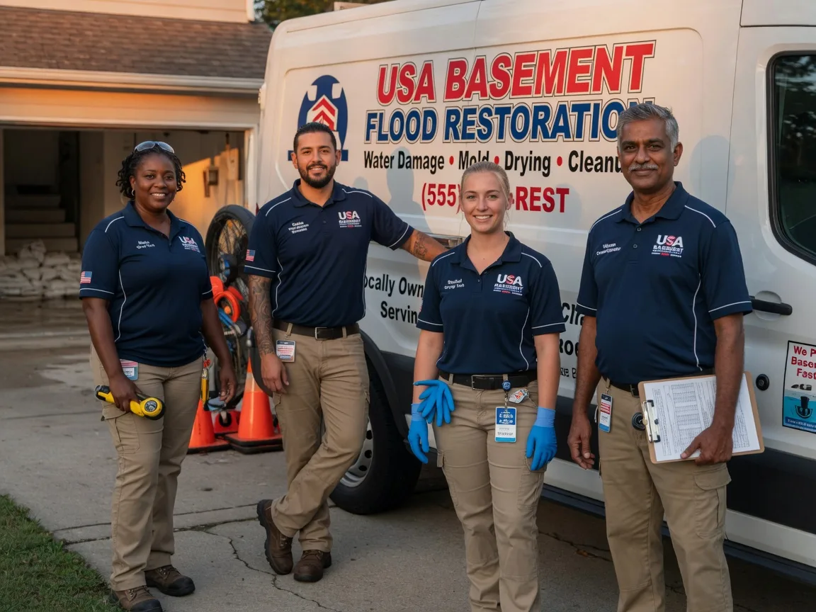 Basement Flood Cleanup company in La Plume, PA