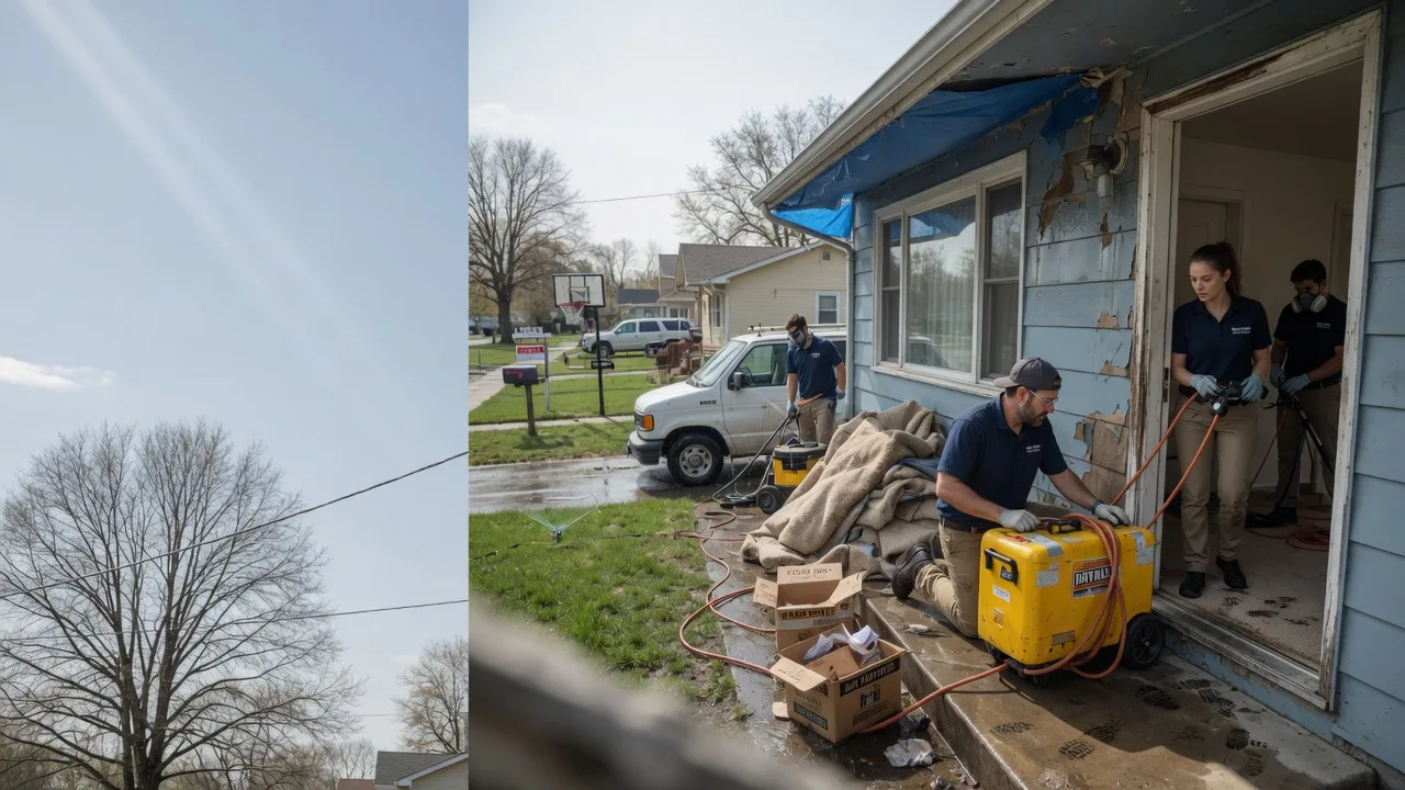 Basement Flood Cleanup in La Plume, PA near me